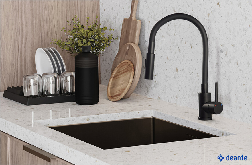 Zlewozmywak granitowy Deante